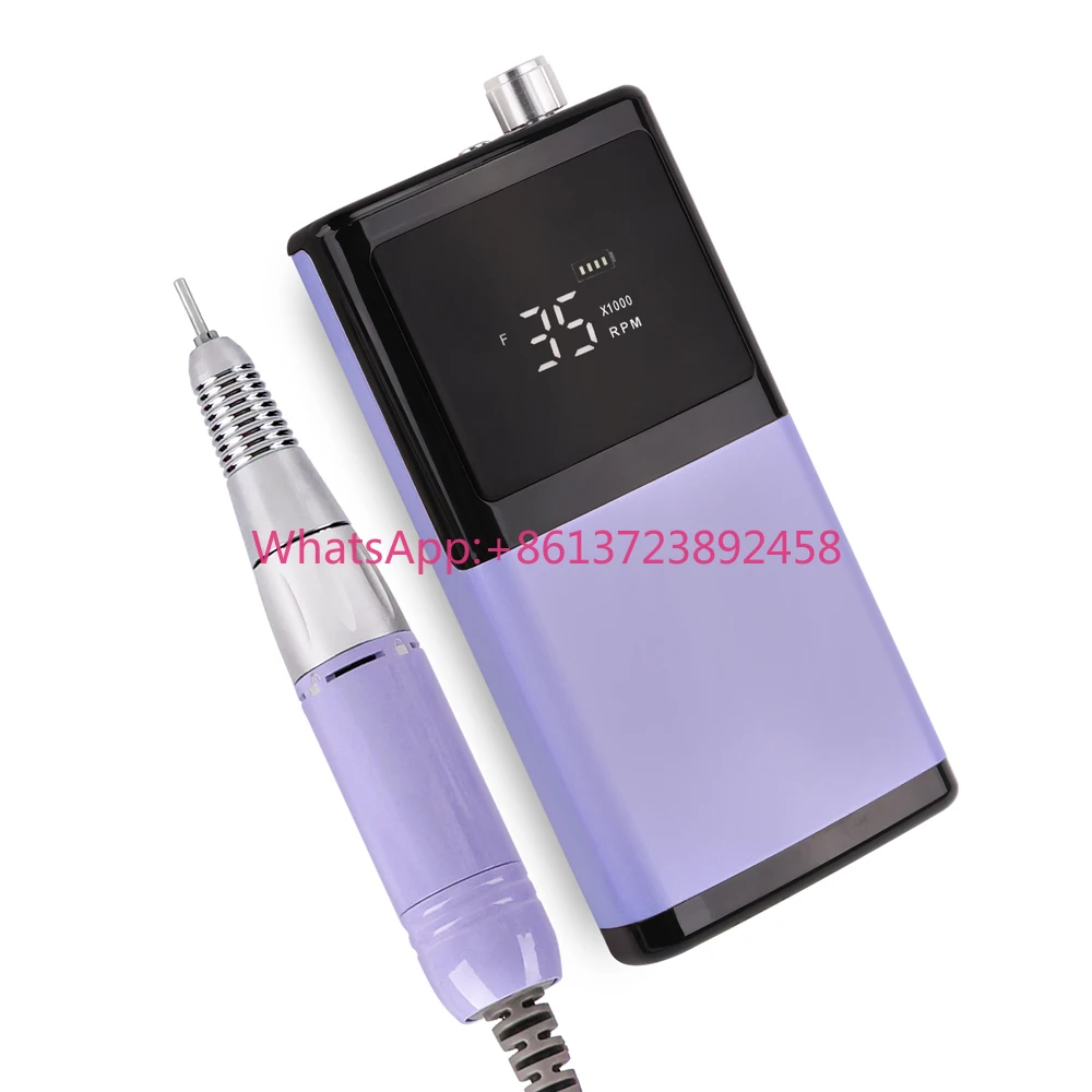 High Quality 45W Carbon Brush Motor Rechargeable Highly Efficient Electric Filing 35000 RPM Manicure E File Nail Drill Machine
High Quality 45W Carbon Brush Motor Rechargeable Highly Efficient Electric Filing 35000 RPM Manicure E File Nail Drill Machine