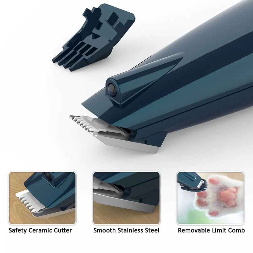 Pet Grooming Pet Hair Clipper Stainless Steel Hair Remover Tools Dog Cat Trimmer Rechargeable USB LED Display Manual
Pet Grooming Pet Hair Clipper Stainless Steel Hair Remover Tools Dog Cat Trimmer Rechargeable USB LED Display Manual