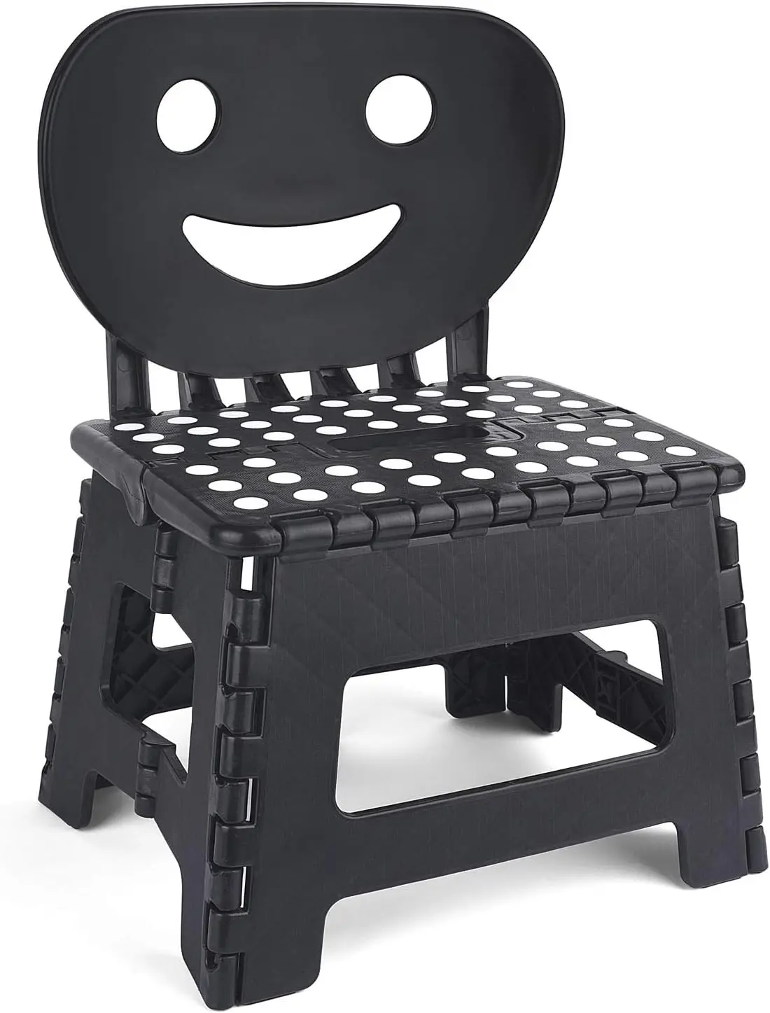 Foldable Step Stool with Back Support for Kids, 9" Tall for Kitchen Bathroom Indoor Outdoor, Black
Foldable Step Stool with Back Support for Kids, 9" Tall for Kitchen Bathroom Indoor Outdoor, Black