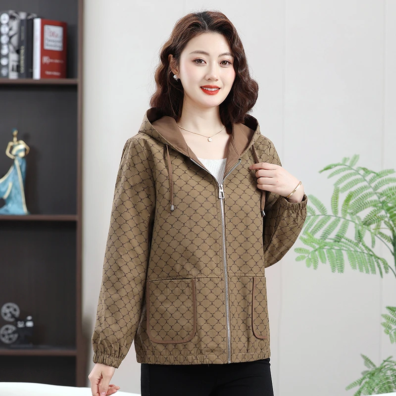 Jacket Women's Spring and Autumn 2025 New Large Size Loose Small Short Hooded Plaid Large Size Thin Jacket Top Fashion
Jacket Women's Spring and Autumn 2025 New Large Size Loose Small Short Hooded Plaid Large Size Thin Jacket Top Fashion