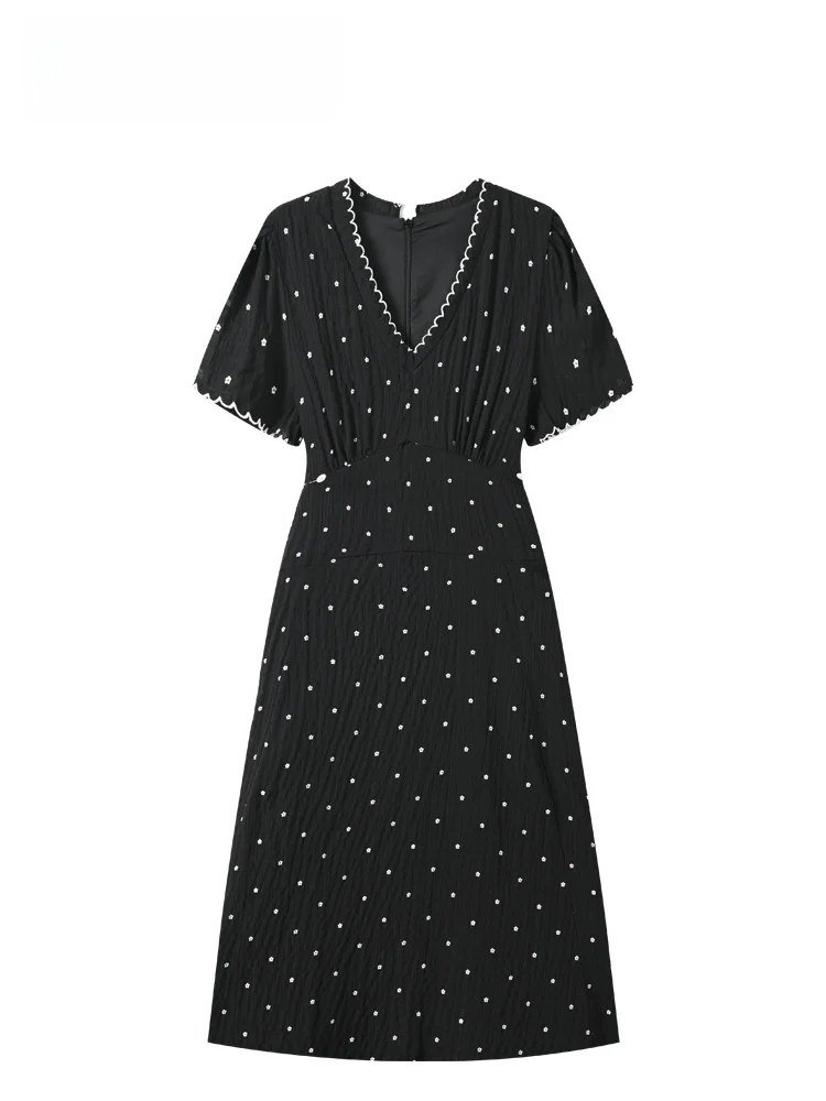 CaraCLUB Hepburn Style plus Size Dress Women's Summer New Slimming Waist Cinched Ageless Skirt A-Line Short Sleeve V-Neck
CaraCLUB Hepburn Style plus Size Dress Women's Summer New Slimming Waist Cinched Ageless Skirt A-Line Short Sleeve V-Neck