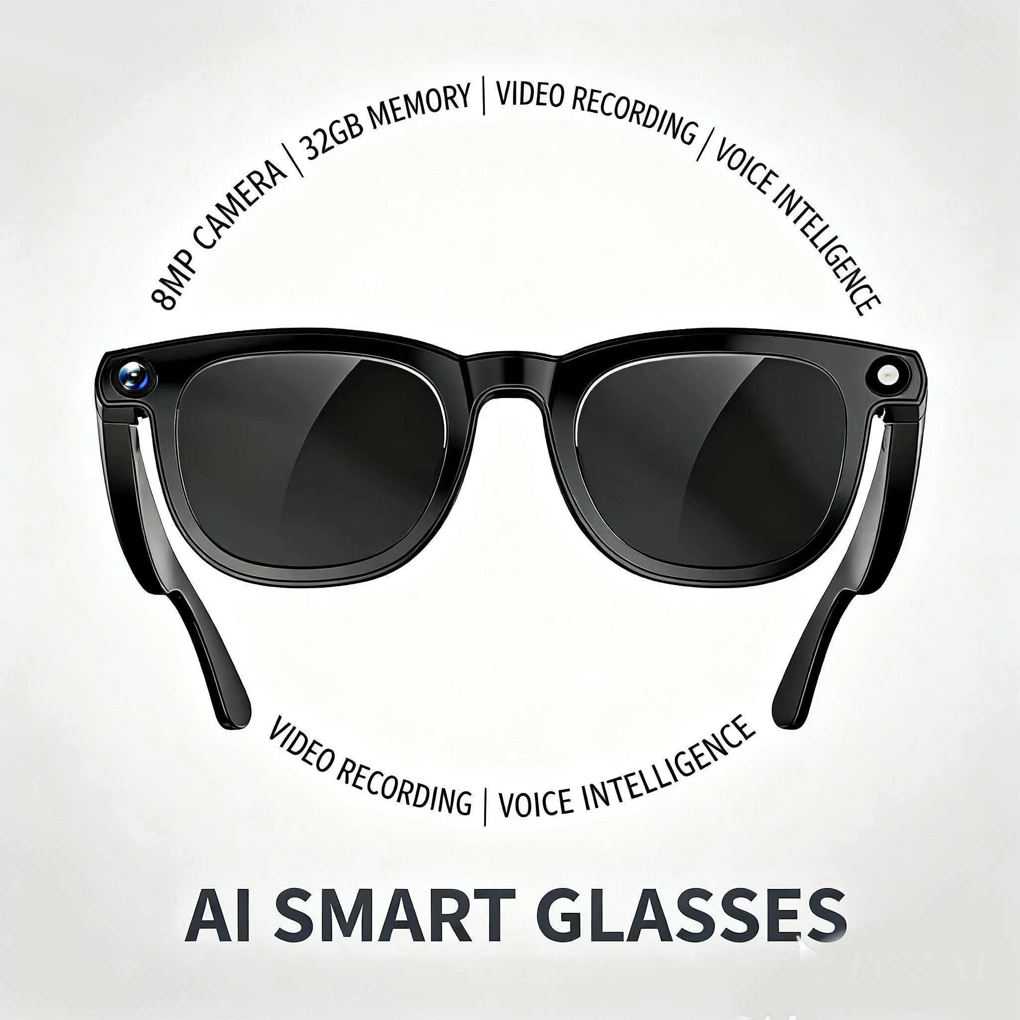 CY01 Очки AI с функцией ChatGPT + DeepSeek 8MP HD-видео 32 ГБ Хранение Bluetooth-вызов Голосовое управление Музыка
CY01 Очки AI с функцией ChatGPT + DeepSeek 8MP HD-видео 32 ГБ Хранение Bluetooth-вызов Голосовое управление Музыка