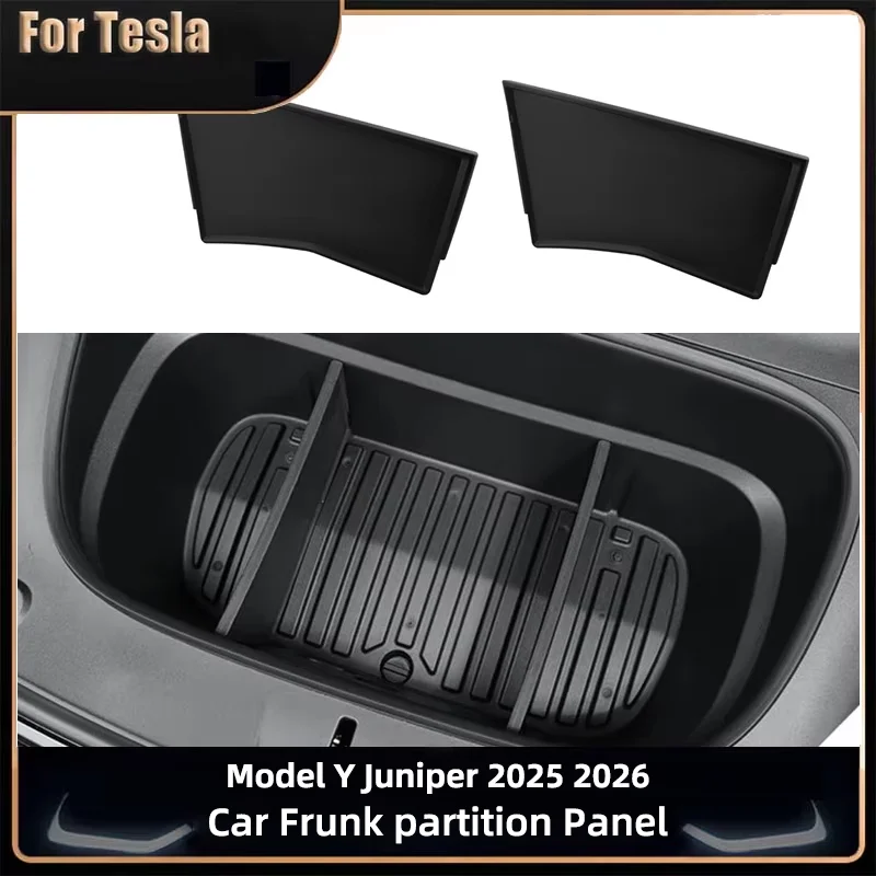 For Tesla Model Y Juniper Launch Juniper 2025 2026 Front Trunk Storage Partition Panel Organizer Stowing Tidying Car Accessories
For Tesla Model Y Juniper Launch Juniper 2025 2026 Front Trunk Storage Partition Panel Organizer Stowing Tidying Car Accessories