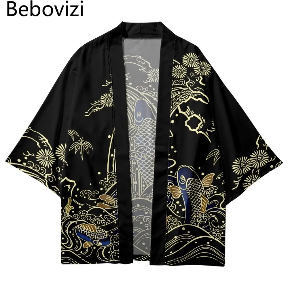 Japanese Samurai Kimono Fashion Carp Print Haori Beach Yukata Harajuku Cardigan Women Men Cosplay Oversized Tops Plus Size 6XL
Japanese Samurai Kimono Fashion Carp Print Haori Beach Yukata Harajuku Cardigan Women Men Cosplay Oversized Tops Plus Size 6XL