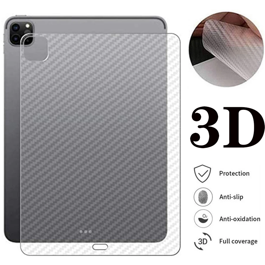 2Pcs Back Carbon Fiber Film For Apple ipad pro 11 12.9 10.2 9.7 2020 & 2021 Matte Screen Protector on iPad Air 4 3 2 mini 4 5 6
2Pcs Back Carbon Fiber Film For Apple ipad pro 11 12.9 10.2 9.7 2020 & 2021 Matte Screen Protector on iPad Air 4 3 2 mini 4 5 6