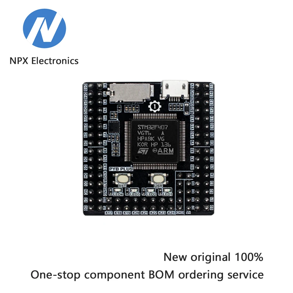 Plus core board, MicroPython, STM32F407VGT6 single-chip microcontroller development board
Plus core board, MicroPython, STM32F407VGT6 single-chip microcontroller development board