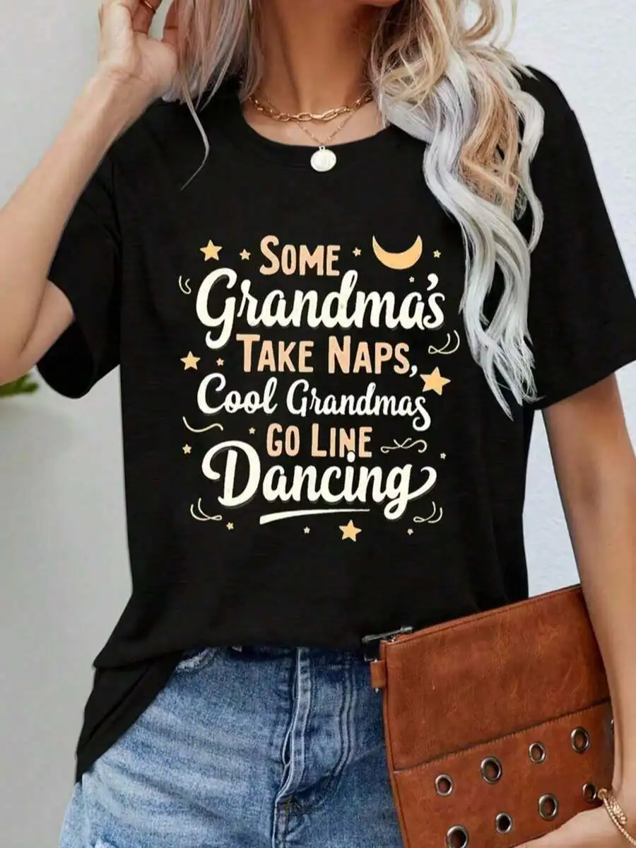 Womens Fun Graphic Tee With Cool Grandmas Do Jump Rope Dance Print, Black Short Sleeve Round Neck Cotton Top
Womens Fun Graphic Tee With Cool Grandmas Do Jump Rope Dance Print, Black Short Sleeve Round Neck Cotton Top