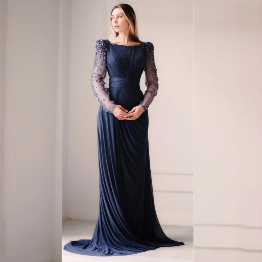CustomizedJersey Pleat Prom Sheath Scoop Neck Bespoke Occasion Gown Long Dresses
CustomizedJersey Pleat Prom Sheath Scoop Neck Bespoke Occasion Gown Long Dresses