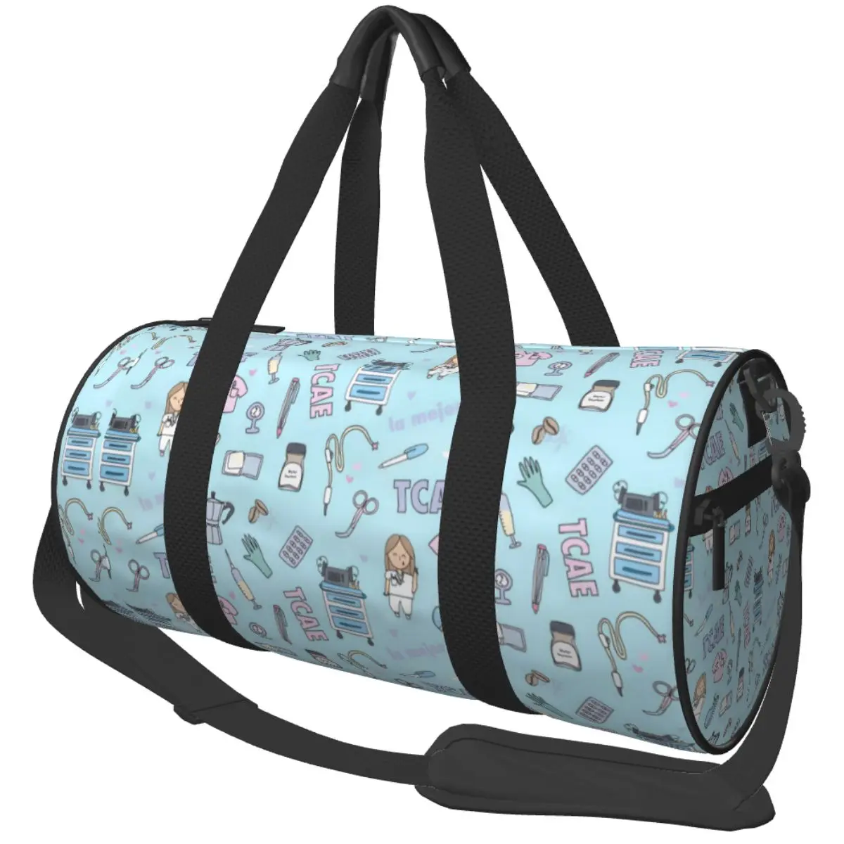 Enfermera En Apuros Nurse Duffle Bag For Women Men Exercise Sports Bags for Gym with Pocket Weekender Travel Bag
Enfermera En Apuros Nurse Duffle Bag For Women Men Exercise Sports Bags for Gym with Pocket Weekender Travel Bag