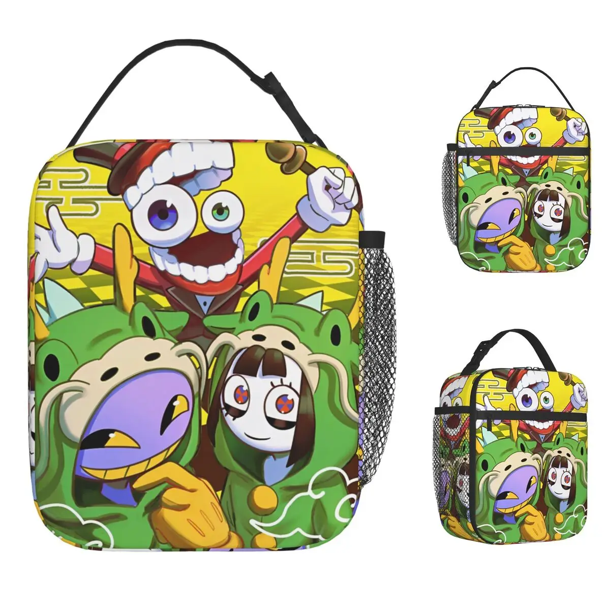Amaze Digital Circus Lunch Bag Portable Lunch Box Girls School Graphic Cooler Bag Retro Oxford Thermal Tote Handbags
Amaze Digital Circus Lunch Bag Portable Lunch Box Girls School Graphic Cooler Bag Retro Oxford Thermal Tote Handbags