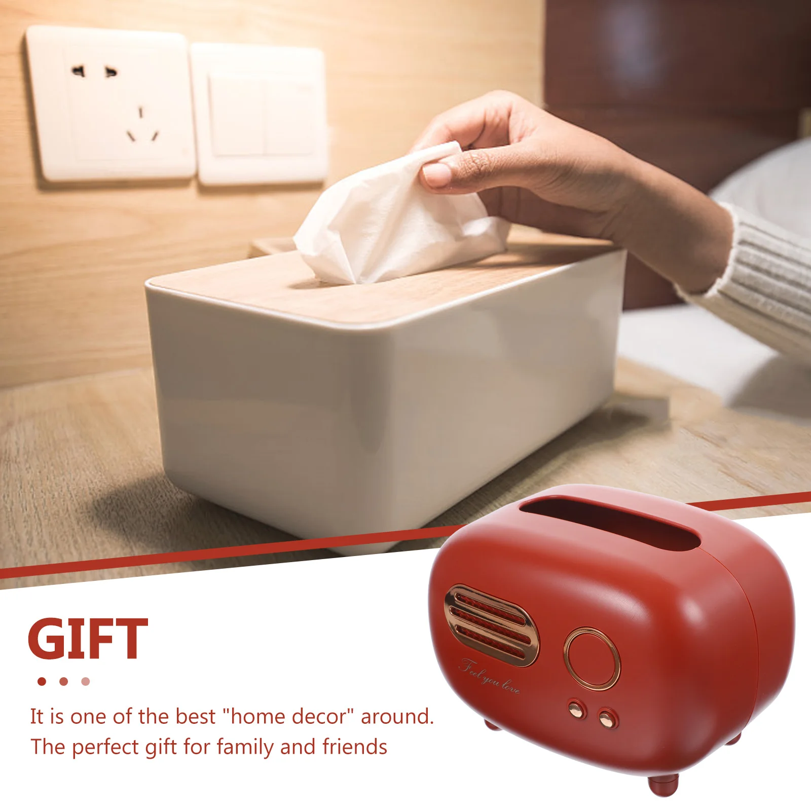 Large Napkin Household Holder Decorate Organiser Red Plastic Office Tissue Organizer
Large Napkin Household Holder Decorate Organiser Red Plastic Office Tissue Organizer