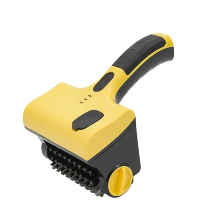 Electric cleaning brush for grill, bathtub, and kitchen use; nylon/steel bristles; yellow; 2-speed control, 360 swivel head, 40
Electric cleaning brush for grill, bathtub, and kitchen use; nylon/steel bristles; yellow; 2-speed control, 360 swivel head, 40