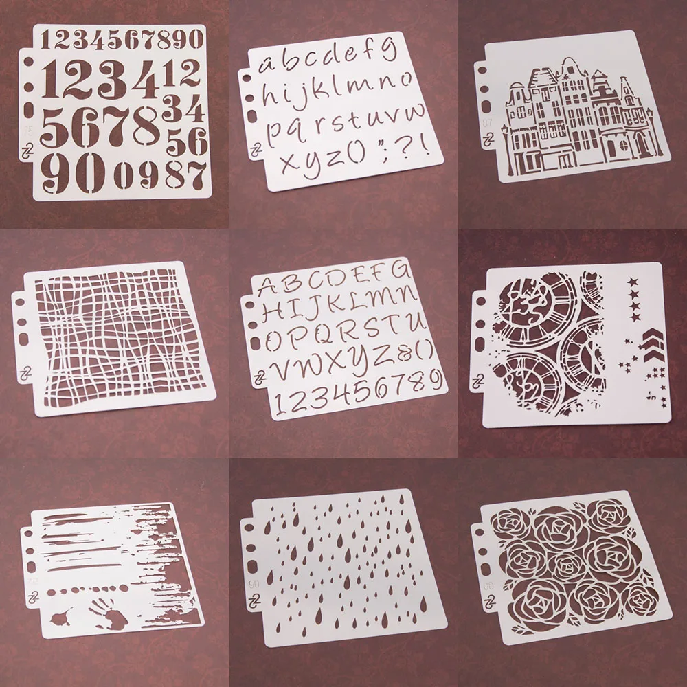 2025 Hot Sale Letters House Flower Plastic Layering Stencils DIY Painting Scrapbooking Cake Template Coloring Crafts Paper Card
2025 Hot Sale Letters House Flower Plastic Layering Stencils DIY Painting Scrapbooking Cake Template Coloring Crafts Paper Card