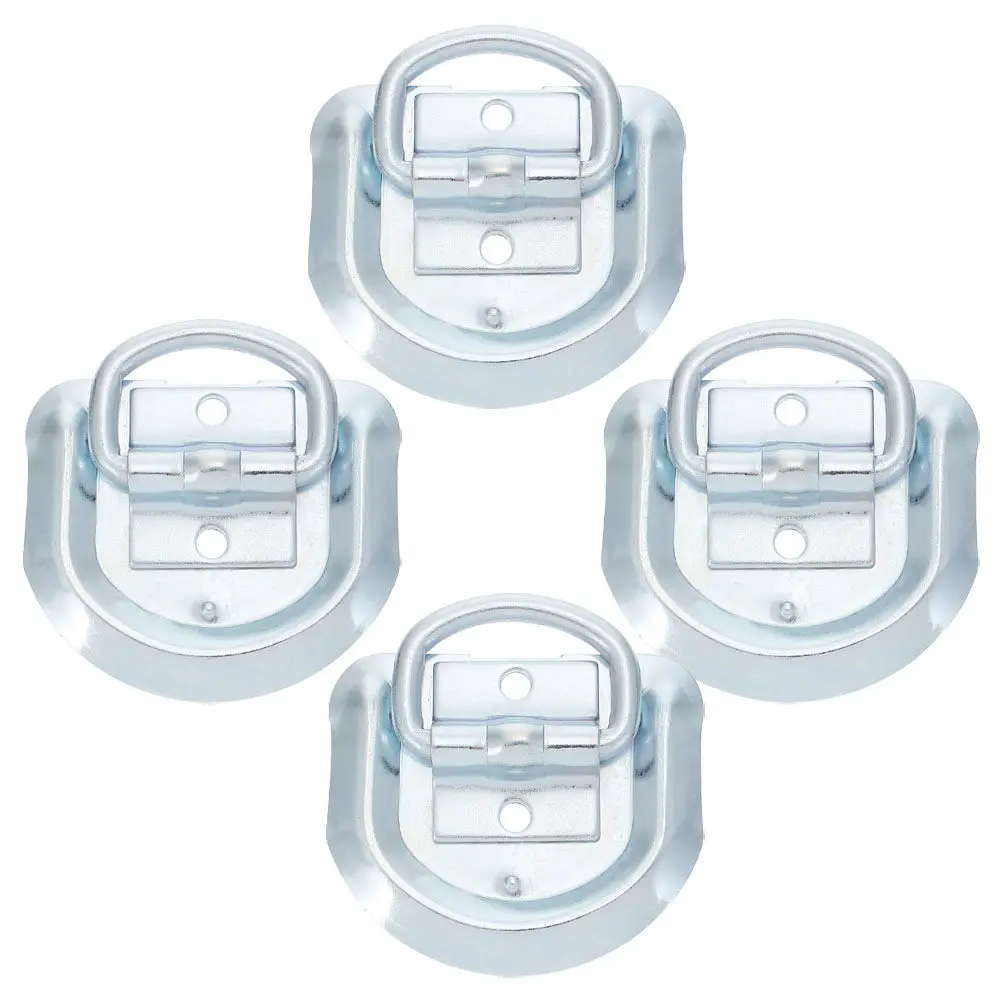 4pcs Tie Down Anchor Rings Trailer Fastening Buckle Hitch Pull D Rings Stainless Steel Lashing Ring For Car Boat Cargo Vehicles
4pcs Tie Down Anchor Rings Trailer Fastening Buckle Hitch Pull D Rings Stainless Steel Lashing Ring For Car Boat Cargo Vehicles