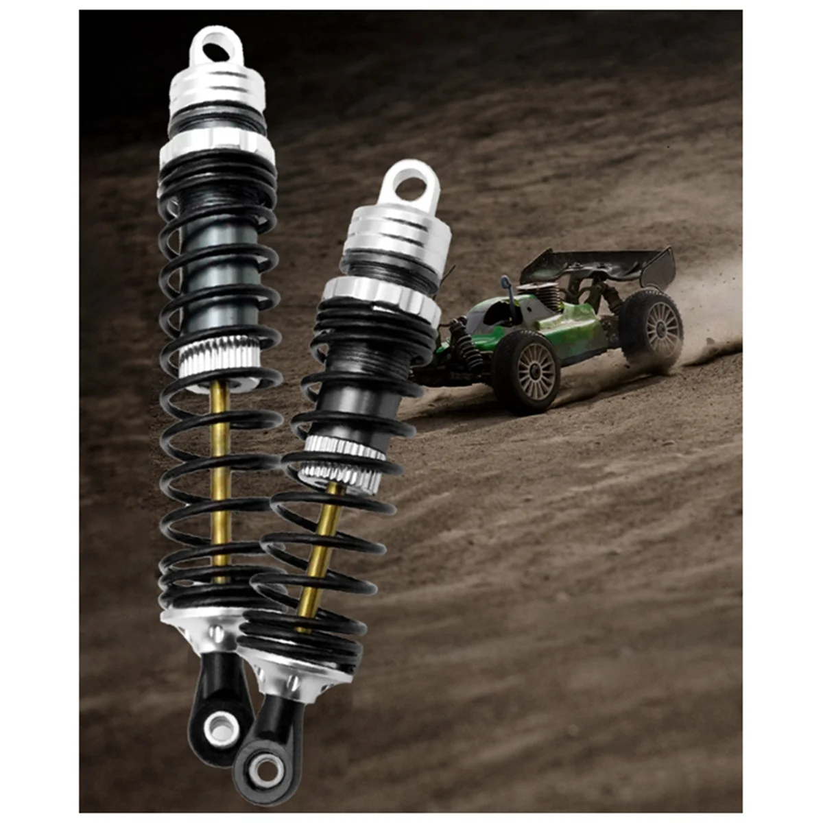 1/10 Climbing Car RC Shock Absorber with Four Spare Springs, Hole Distance 88mm, Suitable for TRX4 SCX10 D90 Slas-ABHQ
1/10 Climbing Car RC Shock Absorber with Four Spare Springs, Hole Distance 88mm, Suitable for TRX4 SCX10 D90 Slas-ABHQ