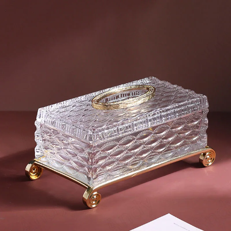 European Glass Tissue Box Modern Brass Decorative Living Room Desktop Paper Boxes Creative Relief Home Decoration Ornaments
European Glass Tissue Box Modern Brass Decorative Living Room Desktop Paper Boxes Creative Relief Home Decoration Ornaments