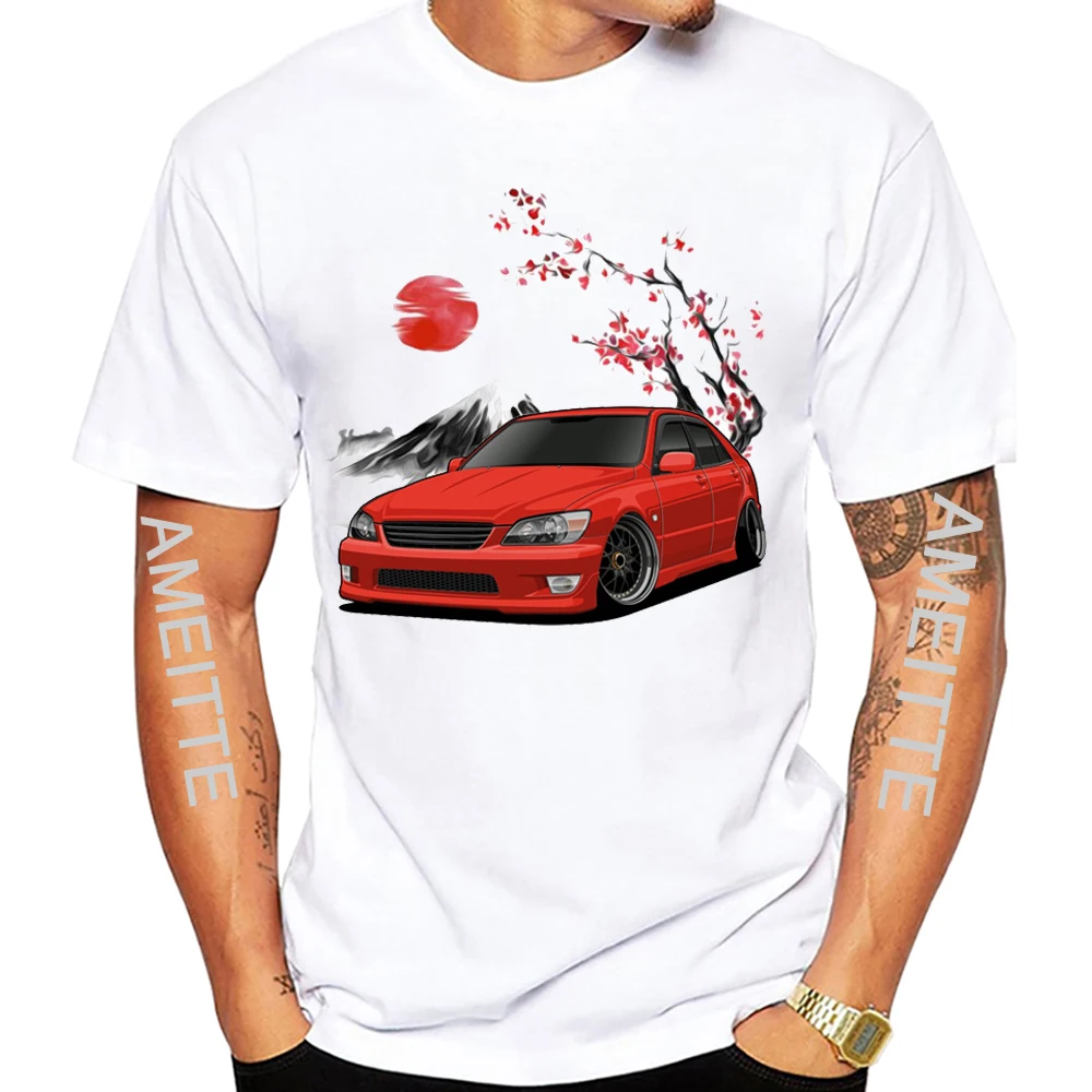 New Summer Men Short Sleeve IS200 With Cherry Blossom Tree Designed T-Shirt Legend Car TShirts Boy Casual White Sport Tees
New Summer Men Short Sleeve IS200 With Cherry Blossom Tree Designed T-Shirt Legend Car TShirts Boy Casual White Sport Tees