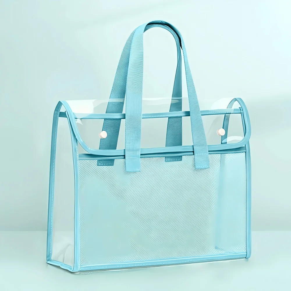 Multipurpose Clear PVC Tote Organizer | Large Transparent Pouch For Stationery, Toiletries & Makeup. A Practical Essential For Back To School, New Year Organization & Valentine's Day Gift Bundling.
Multipurpose Clear PVC Tote Organizer | Large Transparent Pouch For Stationery, Toiletries & Makeup. A Practical Essential For Back To School, New Year Organization & Valentine's Day Gift Bundling.