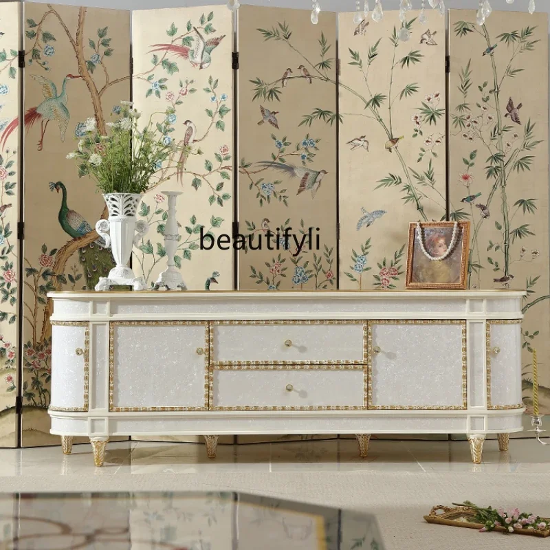 A French 2M TV Cabinet Living Room Solid Wood Locker European-Style Floor Cabinet
A French 2M TV Cabinet Living Room Solid Wood Locker European-Style Floor Cabinet