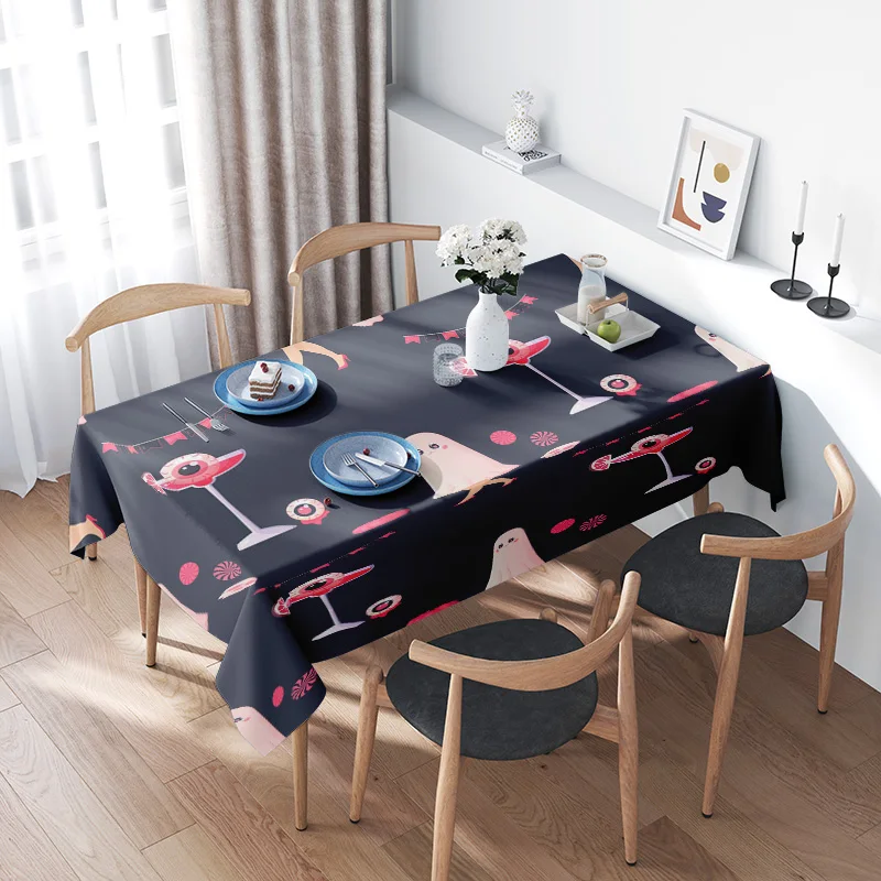 Vintage Style Printed Tablecloth Elegant Red Wine Glass Pattern Dining Table Cover for Home Decoration 108X65cm (Black)
Vintage Style Printed Tablecloth Elegant Red Wine Glass Pattern Dining Table Cover for Home Decoration 108X65cm (Black)