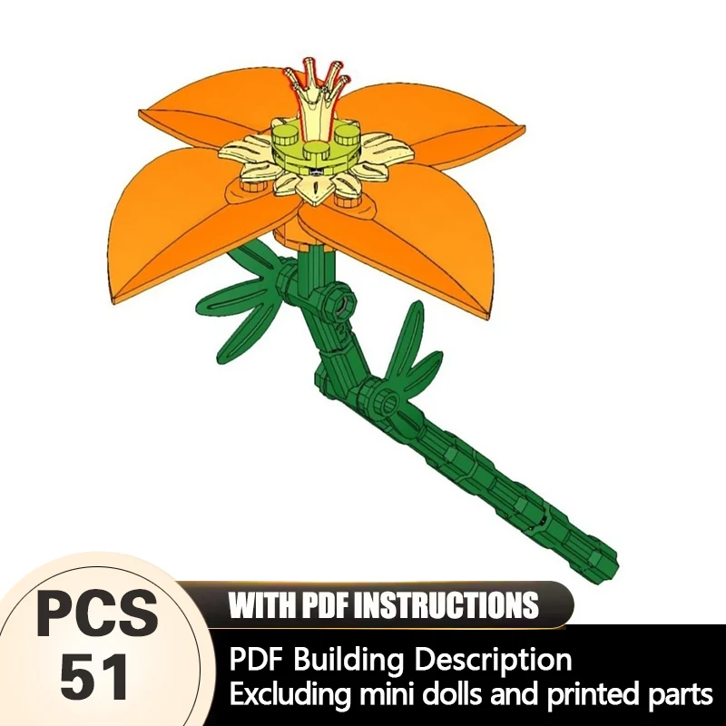 Creators Plant Series Model MOC Building Bricks Two Colors Flower Modular Technology Gifts Holiday Assemble Children Toys Suit
Creators Plant Series Model MOC Building Bricks Two Colors Flower Modular Technology Gifts Holiday Assemble Children Toys Suit