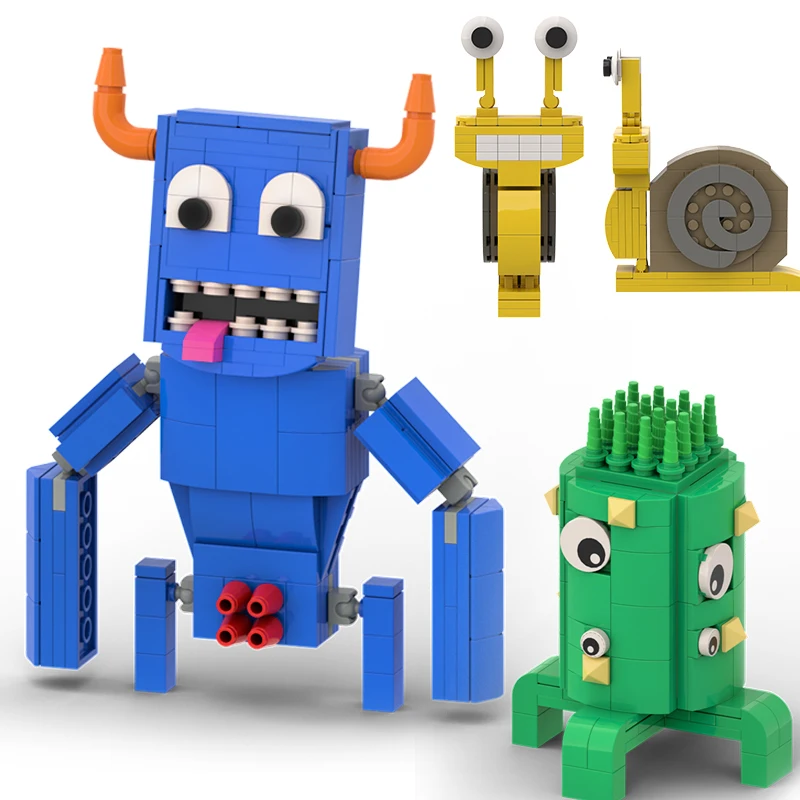 MOC Monster Garden Banban Building Blocks Set Creature Imaginative Assembly Cartoon Bricks, Collectible For Xmas Gift
MOC Monster Garden Banban Building Blocks Set Creature Imaginative Assembly Cartoon Bricks, Collectible For Xmas Gift