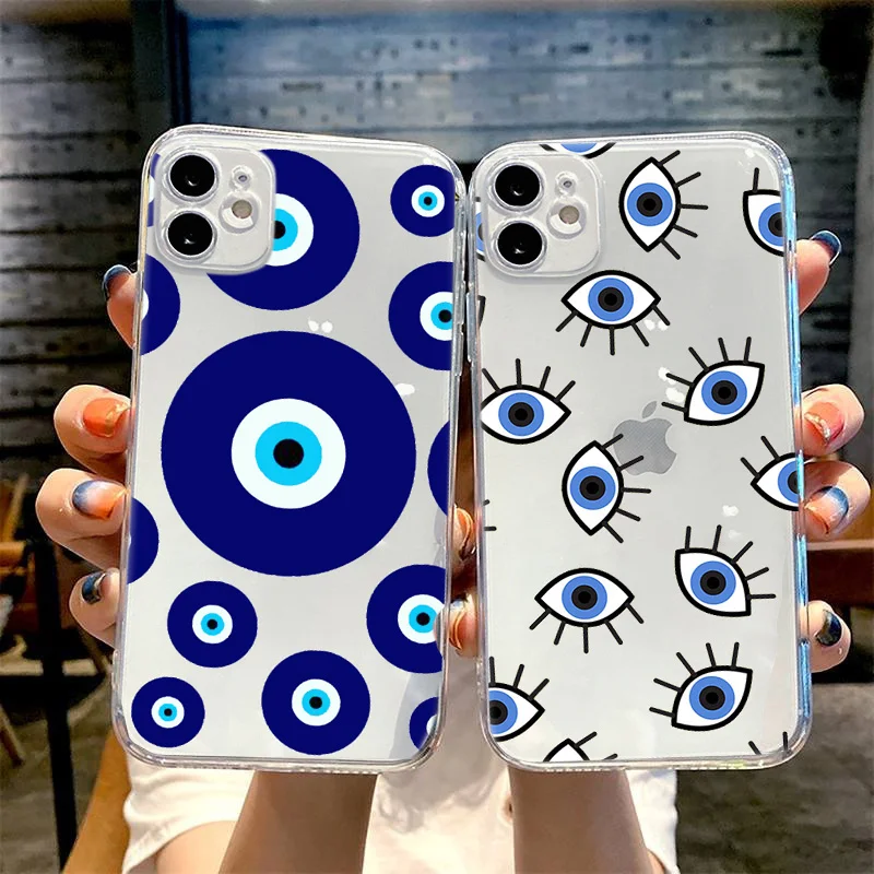 Lucky Eye Blue Evil Eye Print Phone Case For iPhone 15 14 13 12 11 Pro Max Mini XR X XS 7 8 Plus Cover Clear Shockproof Fundas
Lucky Eye Blue Evil Eye Print Phone Case For iPhone 15 14 13 12 11 Pro Max Mini XR X XS 7 8 Plus Cover Clear Shockproof Fundas