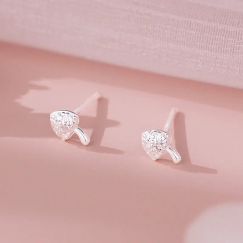 PANJBJ 100% 925 Sterling Silver Mushroom Zircon Earring for Women Irregular Minimal Simple Cute Daily Jewelry Gift Dropshipping
PANJBJ 100% 925 Sterling Silver Mushroom Zircon Earring for Women Irregular Minimal Simple Cute Daily Jewelry Gift Dropshipping