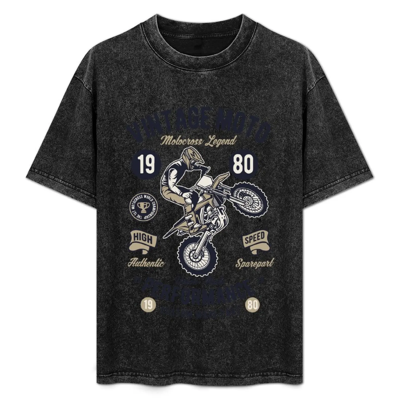 Винтажная футболка Motocross 1980, классическая хлопковая футболка с круглым вырезом
Винтажная футболка Motocross 1980, классическая хлопковая футболка с круглым вырезом