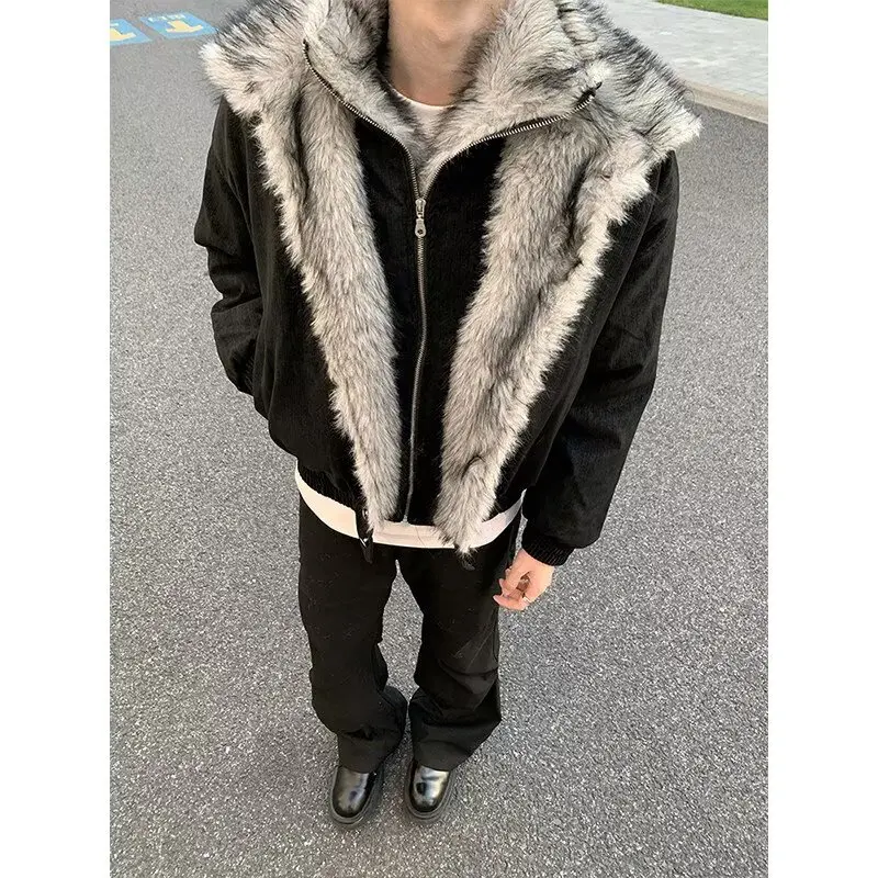 Мужская зимняя одежда из вельвета Thiened Lamb: пальто с подкладкой, верхняя одежда для пар, приталенный крой, длинный рукав
Мужская зимняя одежда из вельвета Thiened Lamb: пальто с подкладкой, верхняя одежда для пар, приталенный крой, длинный рукав