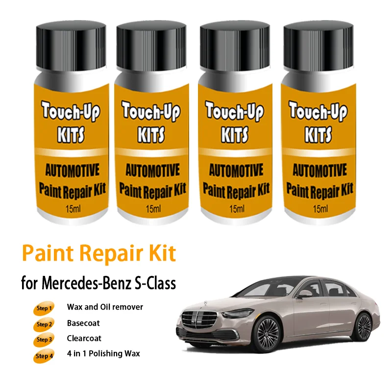 Car Paint Repair Kit for Mercedes-Benz S-Class Touch-Up Set Paint Scratch Remover Automotive Paint Care Accessories Black White
Car Paint Repair Kit for Mercedes-Benz S-Class Touch-Up Set Paint Scratch Remover Automotive Paint Care Accessories Black White