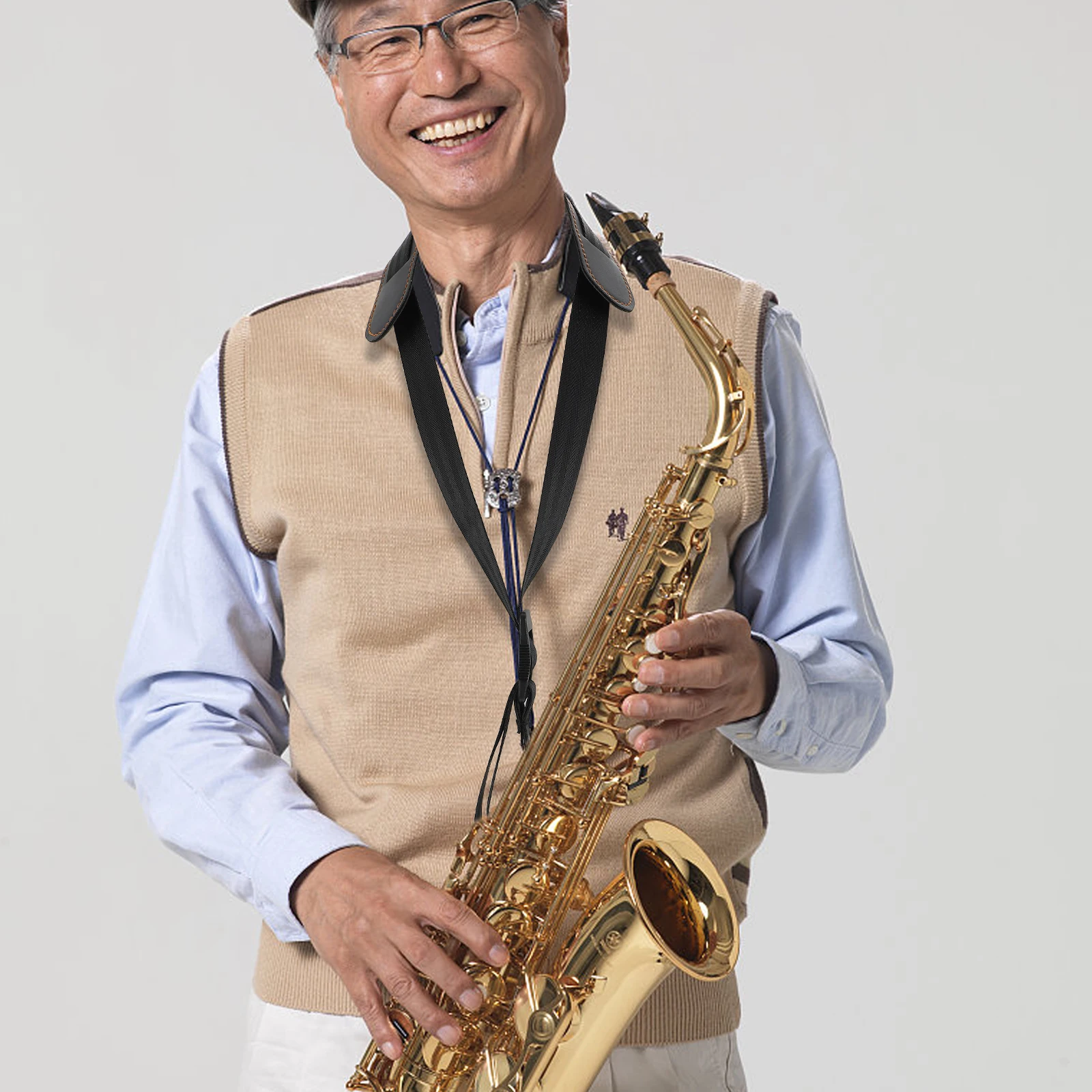 Saxophone Strap Adjustable Premium Nylon Harness Durable Hook Universal Fit Alto Tenor Soprano Instruments
Saxophone Strap Adjustable Premium Nylon Harness Durable Hook Universal Fit Alto Tenor Soprano Instruments