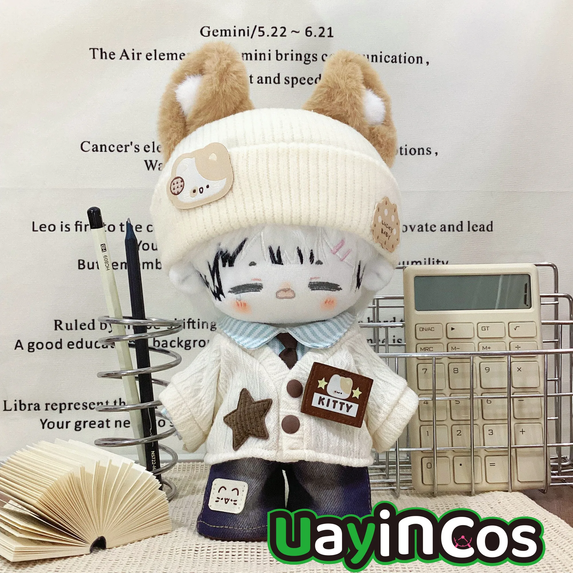 20cm Doll Clothes Scarf Coat Shirt Tie Trousers Hat Cat Clothing Cute Costume Suit Doll Accessories Anime Game Toy Gift Cospla
20cm Doll Clothes Scarf Coat Shirt Tie Trousers Hat Cat Clothing Cute Costume Suit Doll Accessories Anime Game Toy Gift Cospla