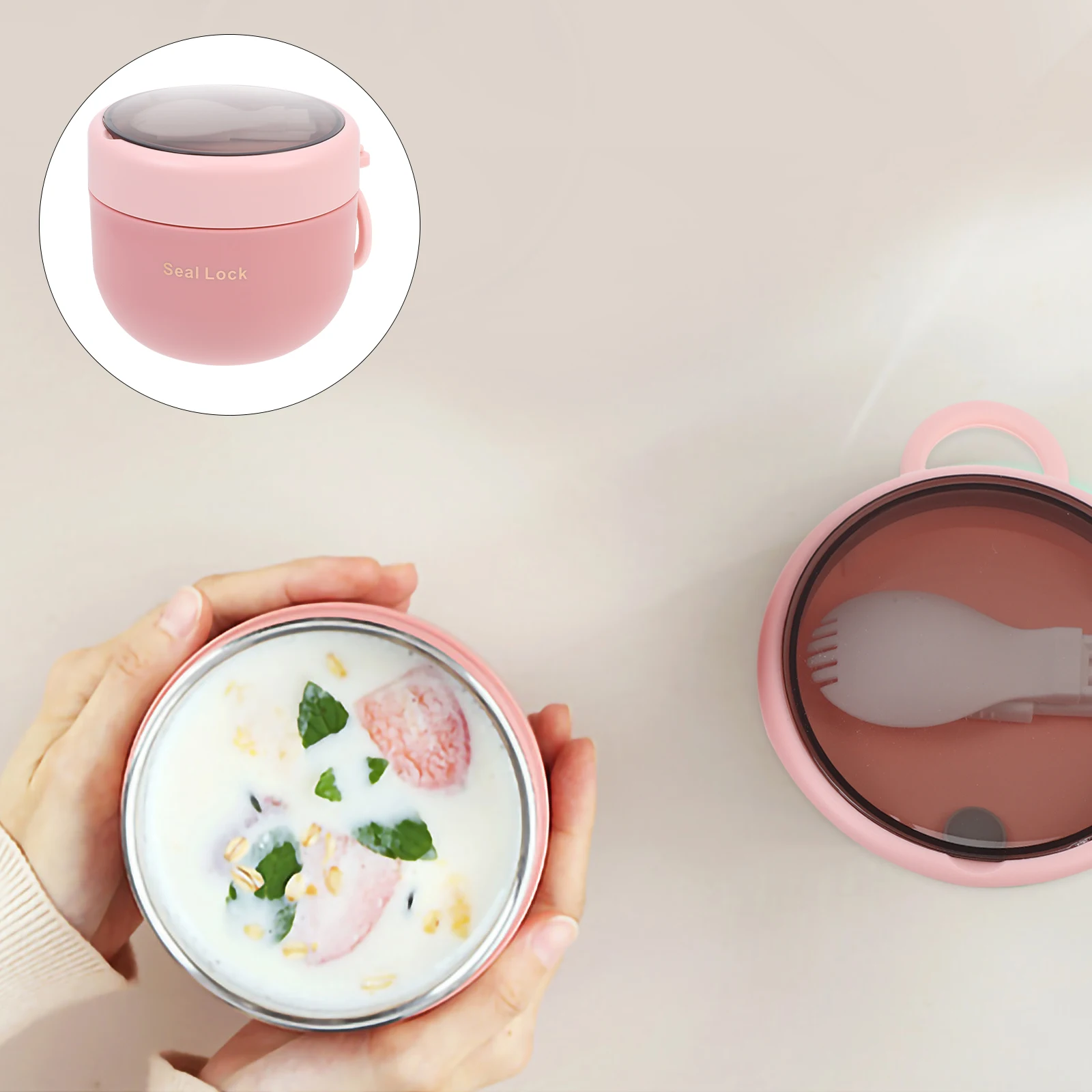 Insulated Food Container Breakfast Cup Sealed Soup Porridge Holder Heat Retaining Mug Plastic Easy Clean
Insulated Food Container Breakfast Cup Sealed Soup Porridge Holder Heat Retaining Mug Plastic Easy Clean