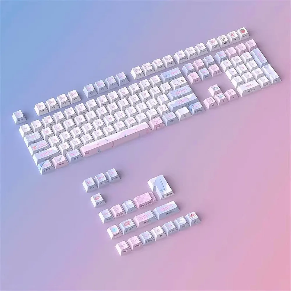 Сублимационный колпачок из ПБТ, 128 клавиш, с боковой гравировкой, RGB, светящийся, полный набор оригинальной высокоиндивидуальной механической клавиатуры 
Сублимационный колпачок из ПБТ, 128 клавиш, с боковой гравировкой, RGB, светящийся, полный набор оригинальной высокоиндивидуальной механической клавиатуры