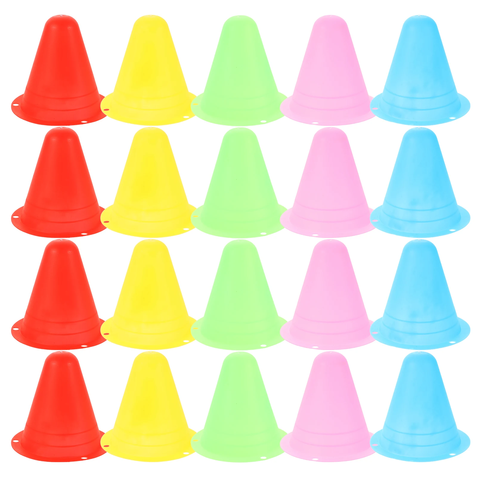 20 Pcs Roller Skate Cones Soft Design Vibrant Colors Mini Traffic Sports Practice Lightweight Portable Balance Enhancement
20 Pcs Roller Skate Cones Soft Design Vibrant Colors Mini Traffic Sports Practice Lightweight Portable Balance Enhancement