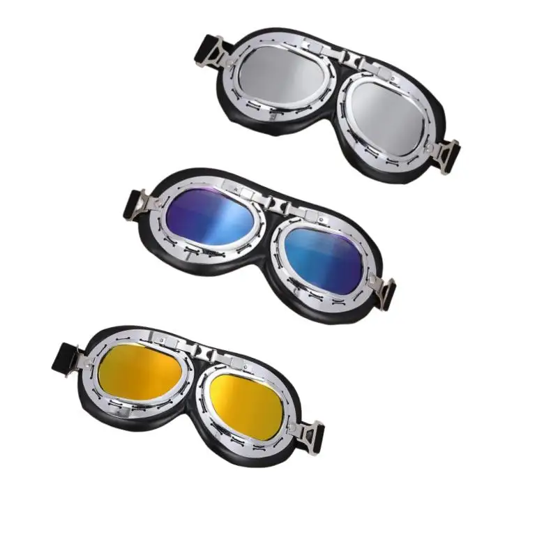Retro Motorcycle Goggles Glasses Motorbike Pilot Steampunk Vintage ATV Biker Scooter Cruiser Jet Helmet Cycling Ski Sunglasses
Retro Motorcycle Goggles Glasses Motorbike Pilot Steampunk Vintage ATV Biker Scooter Cruiser Jet Helmet Cycling Ski Sunglasses