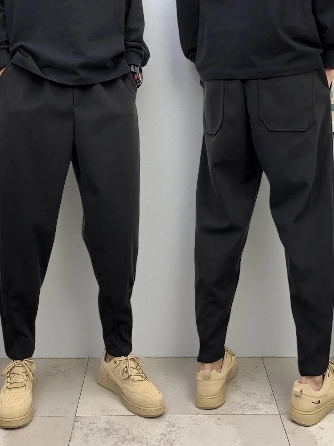 Men's Thi Casual Pants Autumn Winter Straight Leg Loose Wide Leg Woolen Bla Slim Fit Trousers Sli High-End Feeling
Men's Thi Casual Pants Autumn Winter Straight Leg Loose Wide Leg Woolen Bla Slim Fit Trousers Sli High-End Feeling