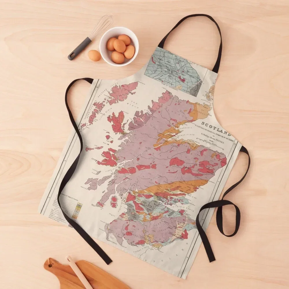 Old Scotland Geology Map (1881) Vintage Scottish Geological Atlas Apron For Women painting Apron
Old Scotland Geology Map (1881) Vintage Scottish Geological Atlas Apron For Women painting Apron