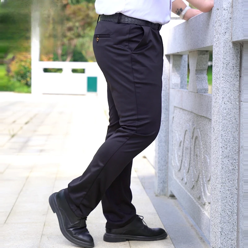 Male Brand Summer Ruched Design Men's Suit Pants Business Straight Elastic Waist Korea Casual Formal Trousers Male Z165
Male Brand Summer Ruched Design Men's Suit Pants Business Straight Elastic Waist Korea Casual Formal Trousers Male Z165