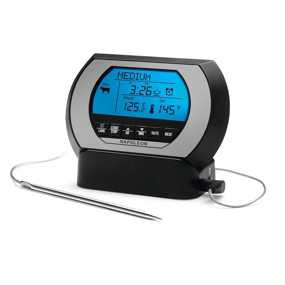 Wireless Digital Thermometer for Meat and Food, 200°F Range, Multi-Purpose, Stainless Steel Probe
Wireless Digital Thermometer for Meat and Food, 200°F Range, Multi-Purpose, Stainless Steel Probe