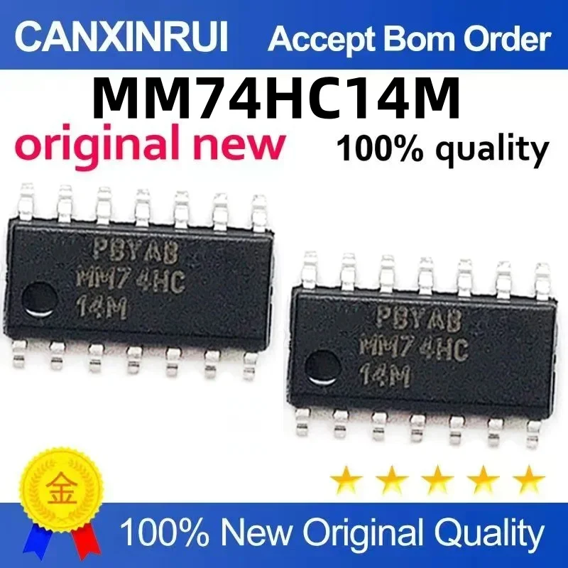 (5-100 pieces) Brand new original MM74HC14M 74HC14 SOP-14 integrated circuit chip IC
(5-100 pieces) Brand new original MM74HC14M 74HC14 SOP-14 integrated circuit chip IC