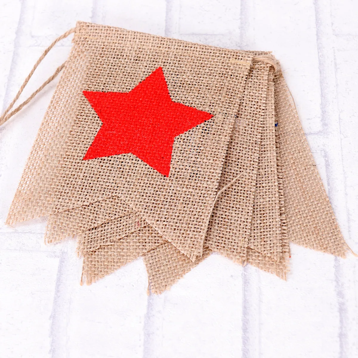 2. Patriotic Burlap Banner with Star Pattern Fourth of July Decor for Wall Door Table Photo Backdrop Indoor Outdoor
2. Patriotic Burlap Banner with Star Pattern Fourth of July Decor for Wall Door Table Photo Backdrop Indoor Outdoor