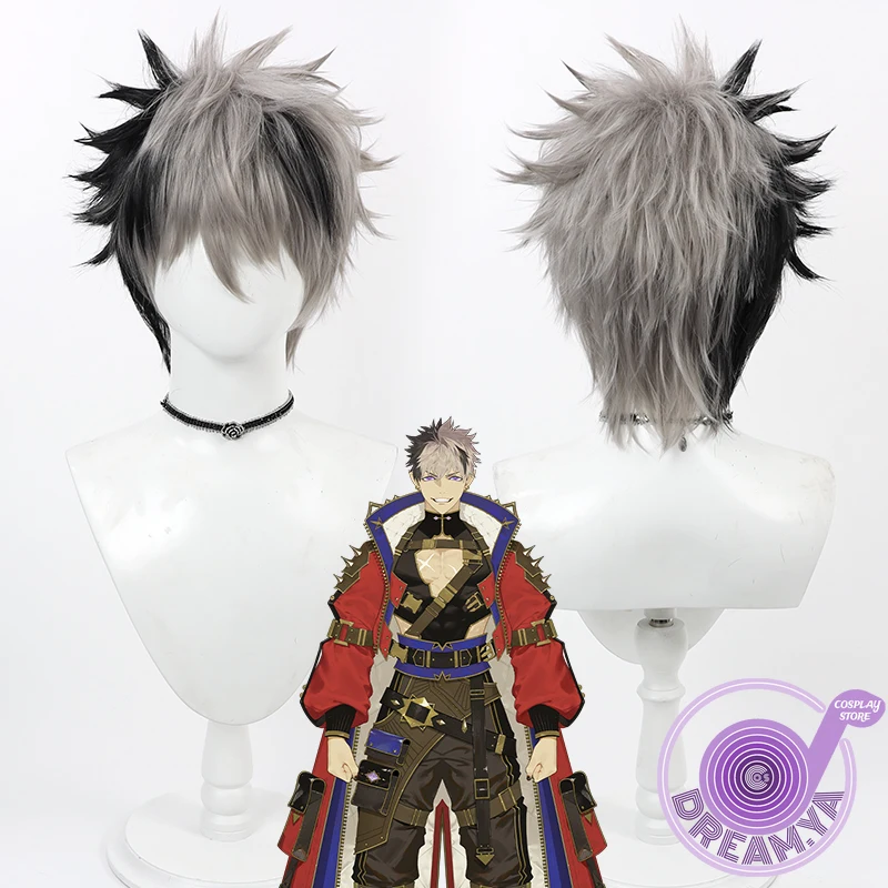 Crimzon Ruze Cosplay Wig Vtuber Gray Black Short Heat Resistant Synthetic Hair Halloween Party Role Play + Free Wig Cap
Crimzon Ruze Cosplay Wig Vtuber Gray Black Short Heat Resistant Synthetic Hair Halloween Party Role Play + Free Wig Cap
