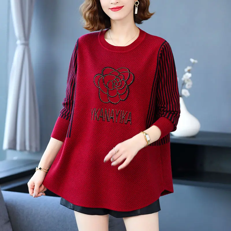 Women Oversize Pullover Sweater For Spring Autumn 2023 New Fashion O-neck Patchwork Print Loose Slim Female Knitting Shirt
Women Oversize Pullover Sweater For Spring Autumn 2023 New Fashion O-neck Patchwork Print Loose Slim Female Knitting Shirt