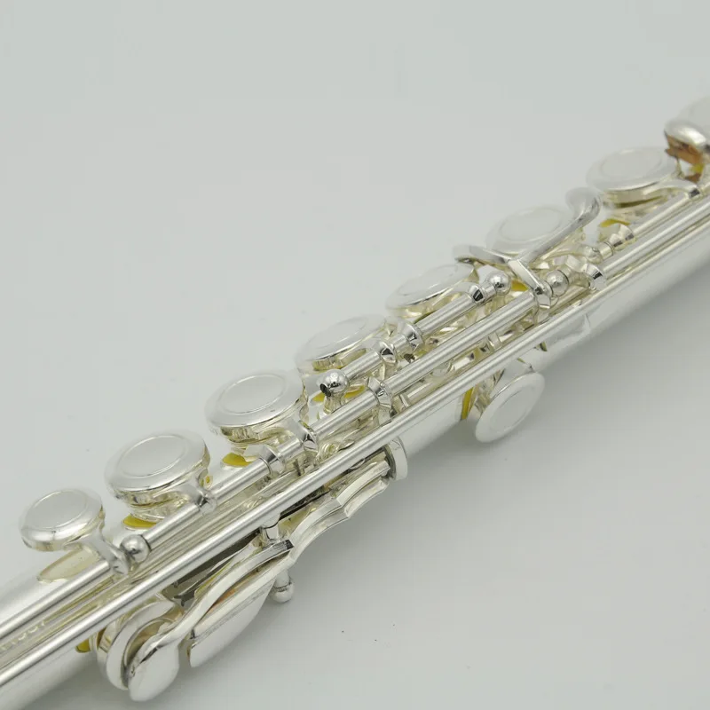 Hooqu Direct Selling Silver Plated 16 Hole Flute In C Key Opening Student Practice C Key Flute With Case For Sale
Hooqu Direct Selling Silver Plated 16 Hole Flute In C Key Opening Student Practice C Key Flute With Case For Sale