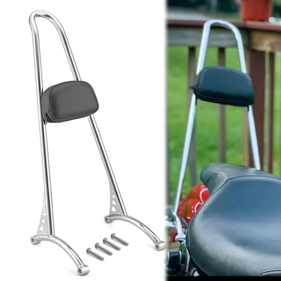 21 Tall Sissy Bar Passenger Backrest Classic Styled Chrome for Harley Sportster XL 883 1200 1996-2003
21 Tall Sissy Bar Passenger Backrest Classic Styled Chrome for Harley Sportster XL 883 1200 1996-2003