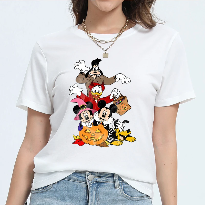Woman Clothing Cartoon Female Disney Printed Summer Short Sleeve Tops T Shirt Y2k Magic Halloween Festival Clothes Trends
Woman Clothing Cartoon Female Disney Printed Summer Short Sleeve Tops T Shirt Y2k Magic Halloween Festival Clothes Trends