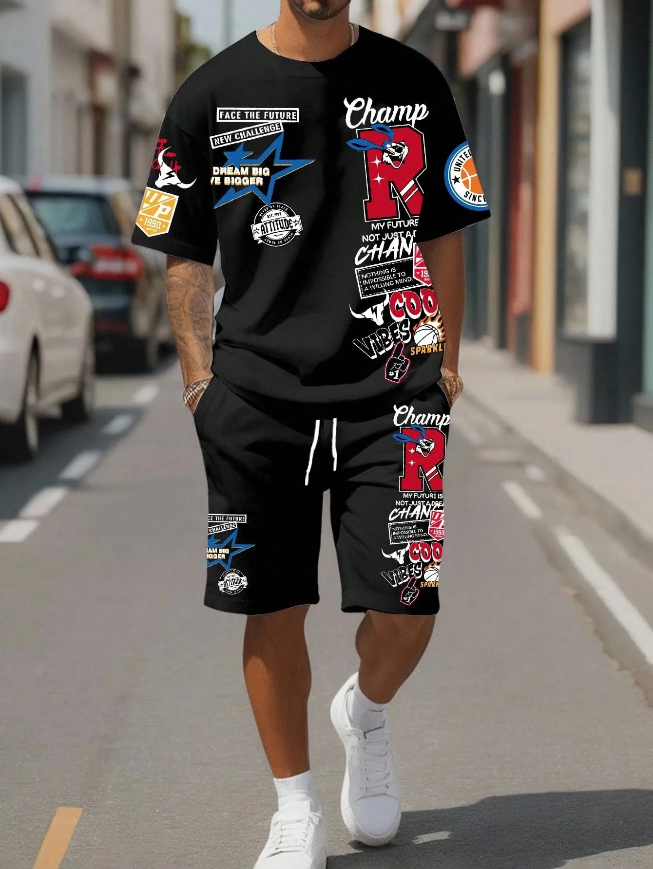 2026 Summer Men's Suit with Letter Print Breathable Lightweight Casual and Fashionable Outdoor Men's Clothing
2026 Summer Men's Suit with Letter Print Breathable Lightweight Casual and Fashionable Outdoor Men's Clothing
