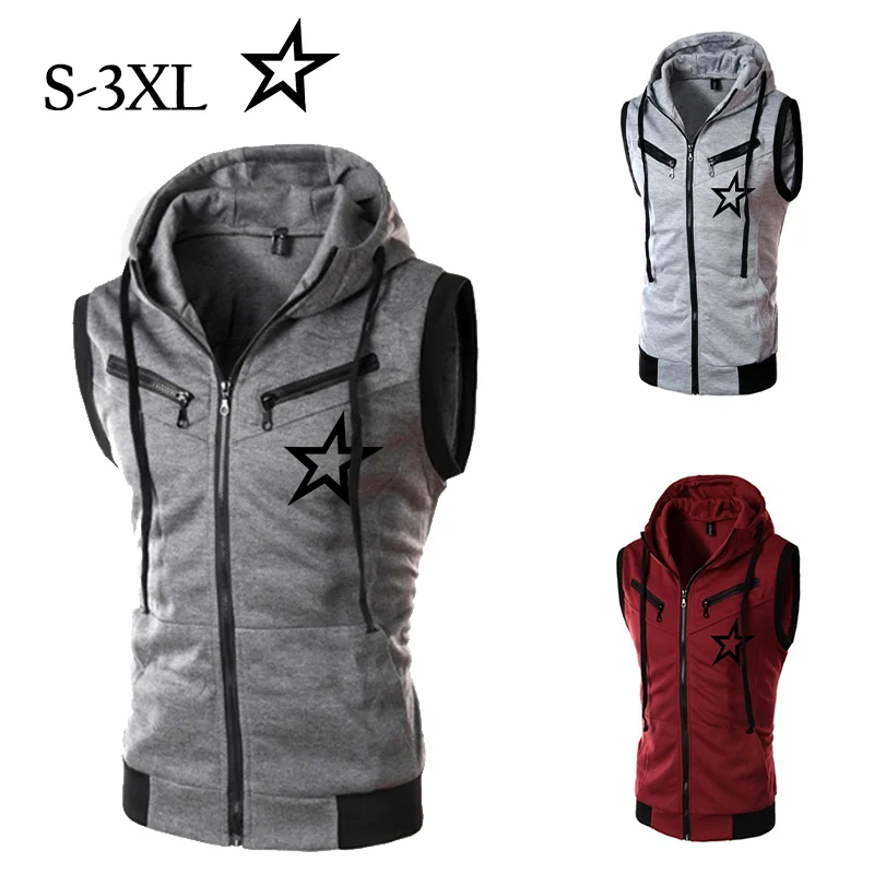 Autumn Hot Selling Men's and Women's Casual Tank Top Coat Panel Hooded Tank Top Star Print Sleeveless Coat
Autumn Hot Selling Men's and Women's Casual Tank Top Coat Panel Hooded Tank Top Star Print Sleeveless Coat